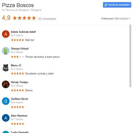 Opinions Pizza Boscos